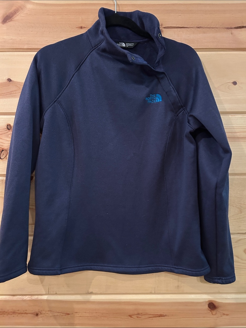 THE NORTH FACE NAVY AGAVE 1/4-ZIP JACKET WOMEN'S , Size L